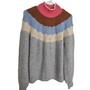 Maurice's Ombre Sweater Retro Style Size Large‎